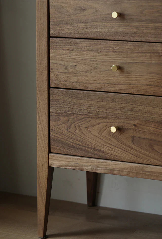 Handcrafted Acacia Wood Wardrobe with Rattan Panel – Eco Friendly, Customizable Storage Solution | J.L.HOME DECOR