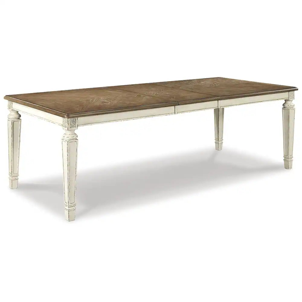 Parisienne Blanc French Distressed Solid Mango Wood Dining Set – 4, 6, 8 Seater by J.L.HOME DECOR