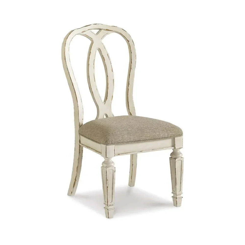 Parisienne Blanc French Distressed Solid Mango Wood Dining Set – 4, 6, 8 Seater by J.L.HOME DECOR