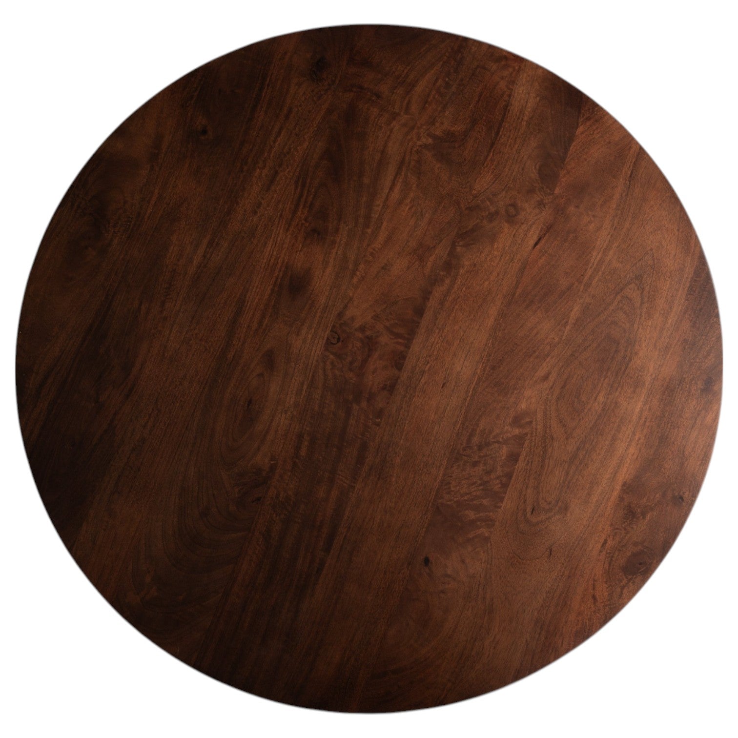 Orb Round Coffee Table | Handcrafted Mango Wood Living Room Centerpiece | J.L.HOME DECOR