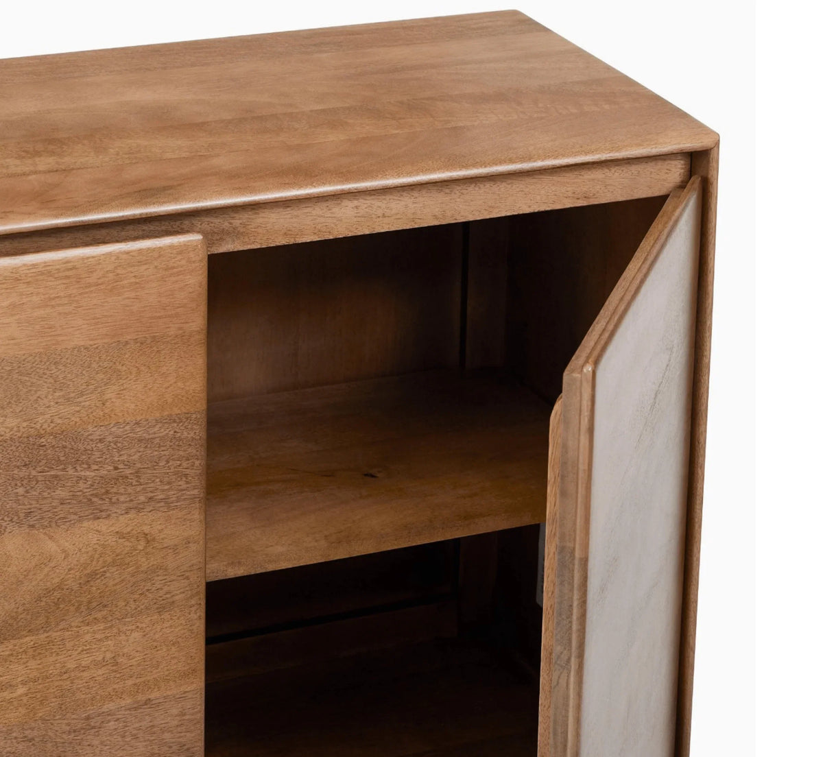 Nest 6-Tier Solid Mango Wood Shoe Cabinet – Handcrafted Organizer in Teak Finish by J.L.HOME DECOR