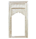 hand carved mirror, wooden frame mirror, walnut mirror, whitewash mirror, mehrab arch mirror, arched mirror, jali lattice mirror, full length mirror, wall mirror, entryway mirror, narrow mirror, decorative mirror, indian furniture, handmade mirror, artisan made mirror, premium wood mirror, quality mirror, durable mirror, sturdy mirror, timeless mirror, elegant mirror, statement mirror, ornate mirror, unique mirror, sculptural mirror, focal piece mirror, handcrafted in india, sustainable wood furniture, mehr