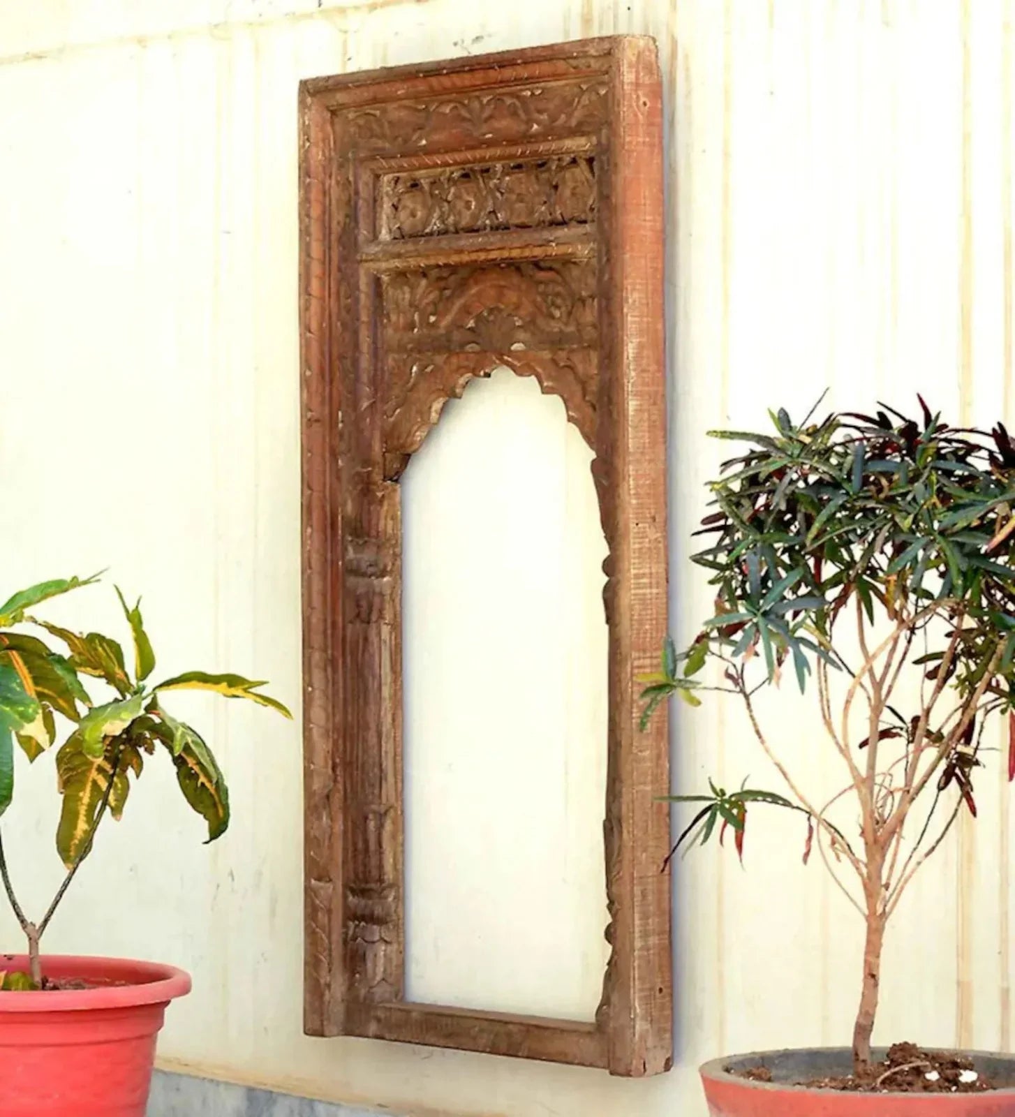 hand carved mirror, wooden frame mirror, walnut mirror, whitewash mirror, mehrab arch mirror, arched mirror, jali lattice mirror, full length mirror, wall mirror, entryway mirror, narrow mirror, decorative mirror, indian furniture, handmade mirror, artisan made mirror, premium wood mirror, quality mirror, durable mirror, sturdy mirror, timeless mirror, elegant mirror, statement mirror, ornate mirror, unique mirror, sculptural mirror, focal piece mirror, handcrafted in india, sustainable wood furniture, mehr