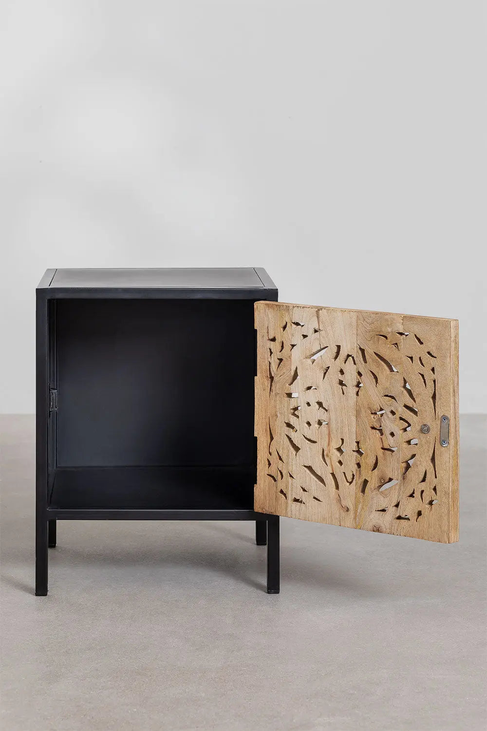 Mango Wood Bedside Table Bedside Table artisan craftsmanship jlhomedecor2021.myshopify.com