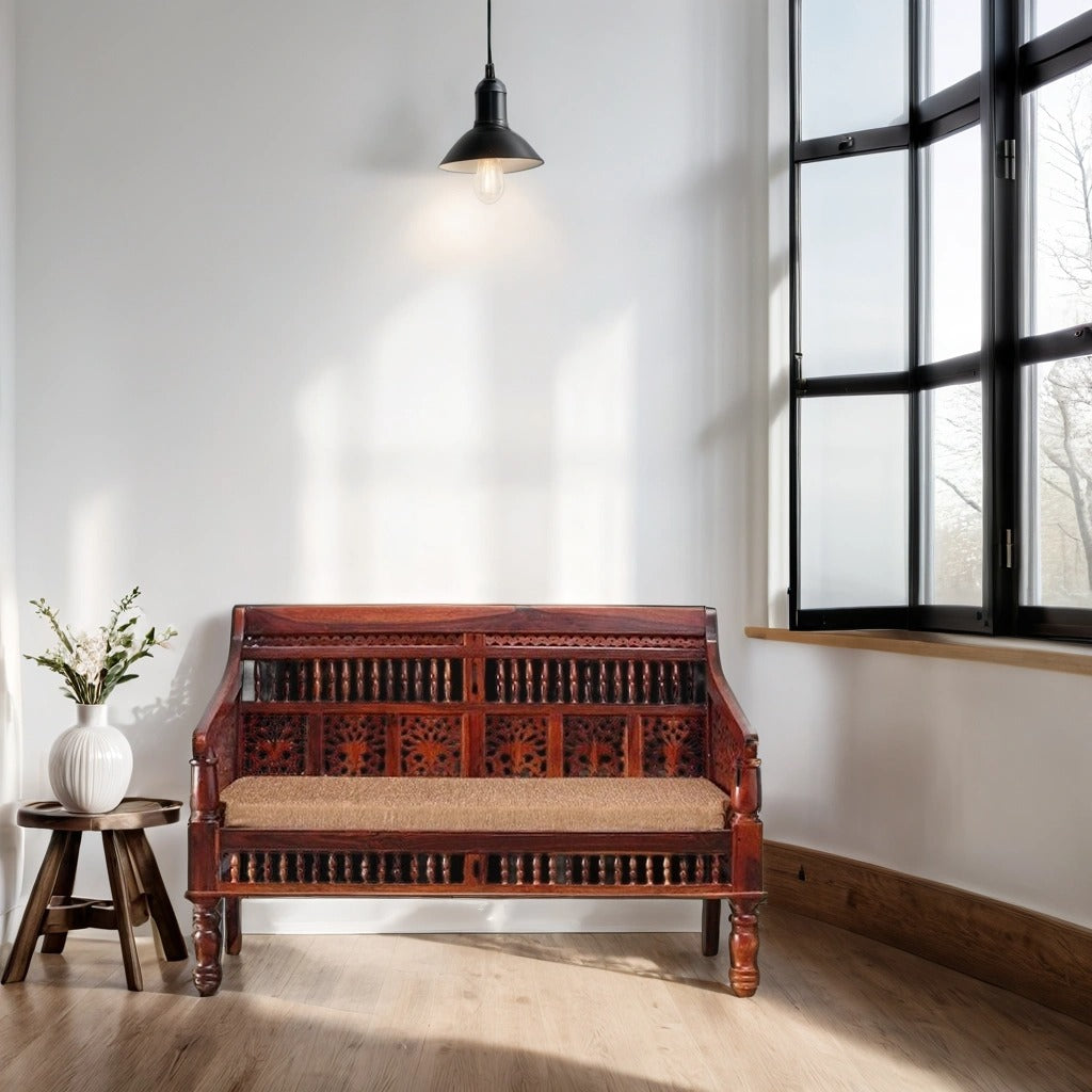 TRADITIONAL STYLE SOLID SHEESHAM WOOD SOFA SET FURNITURE - MAKE YOUR COMBINATION !