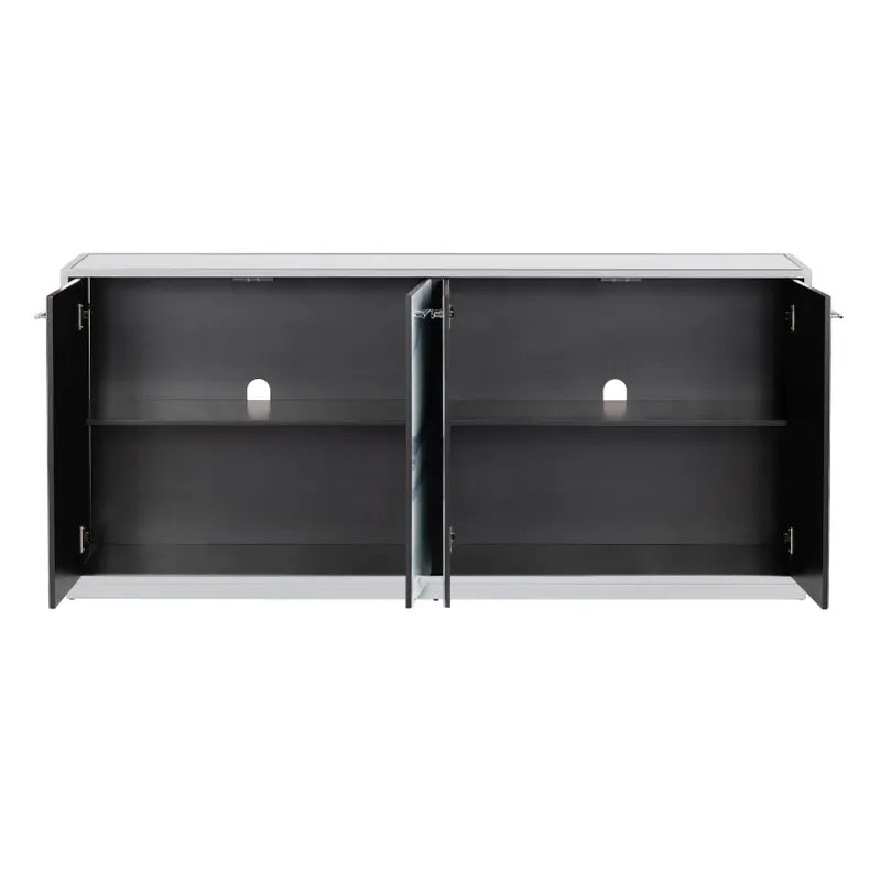 Patterned four door sideboard