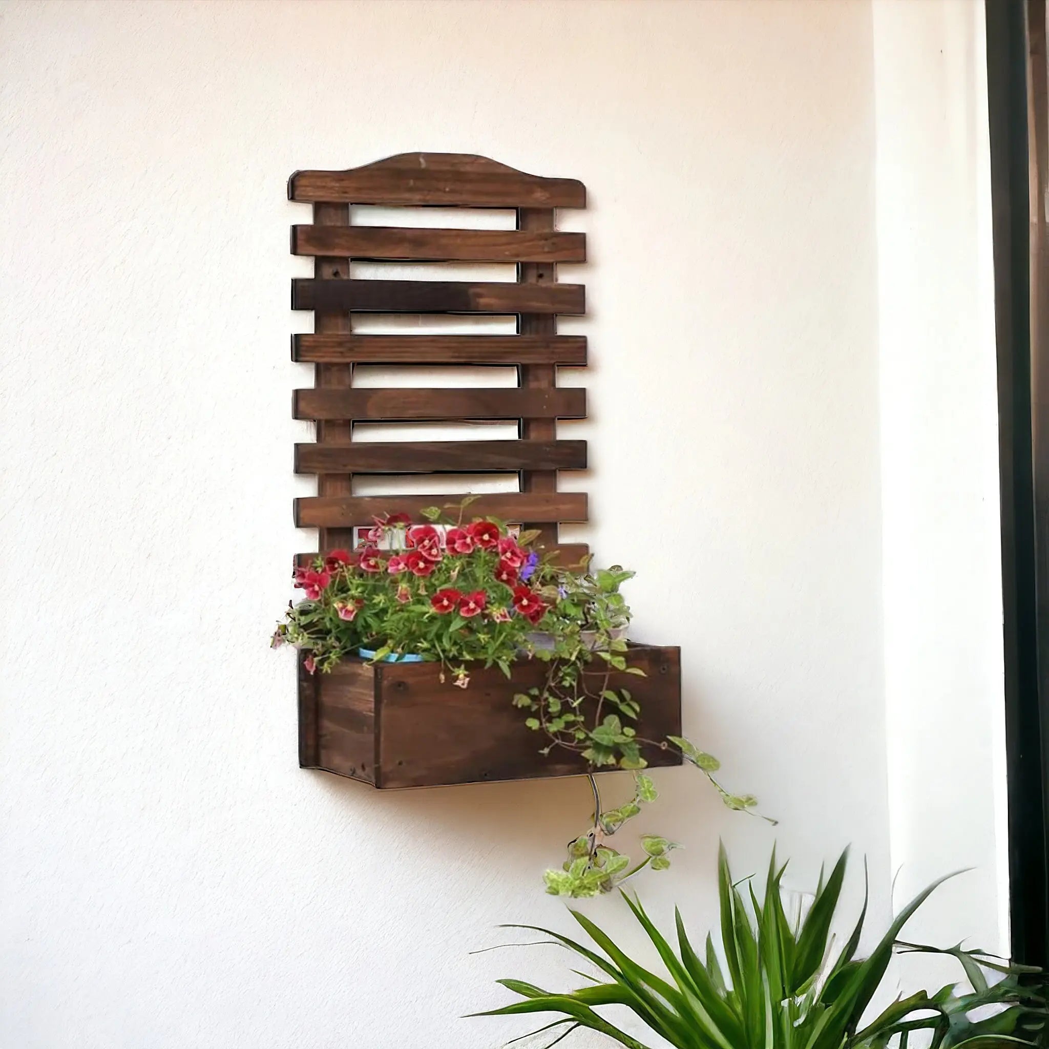 Wall Hanging Planter 24Lx12W Inches Wall Planter  balcony wall planters​ jlhomedecor2021.myshopify.com