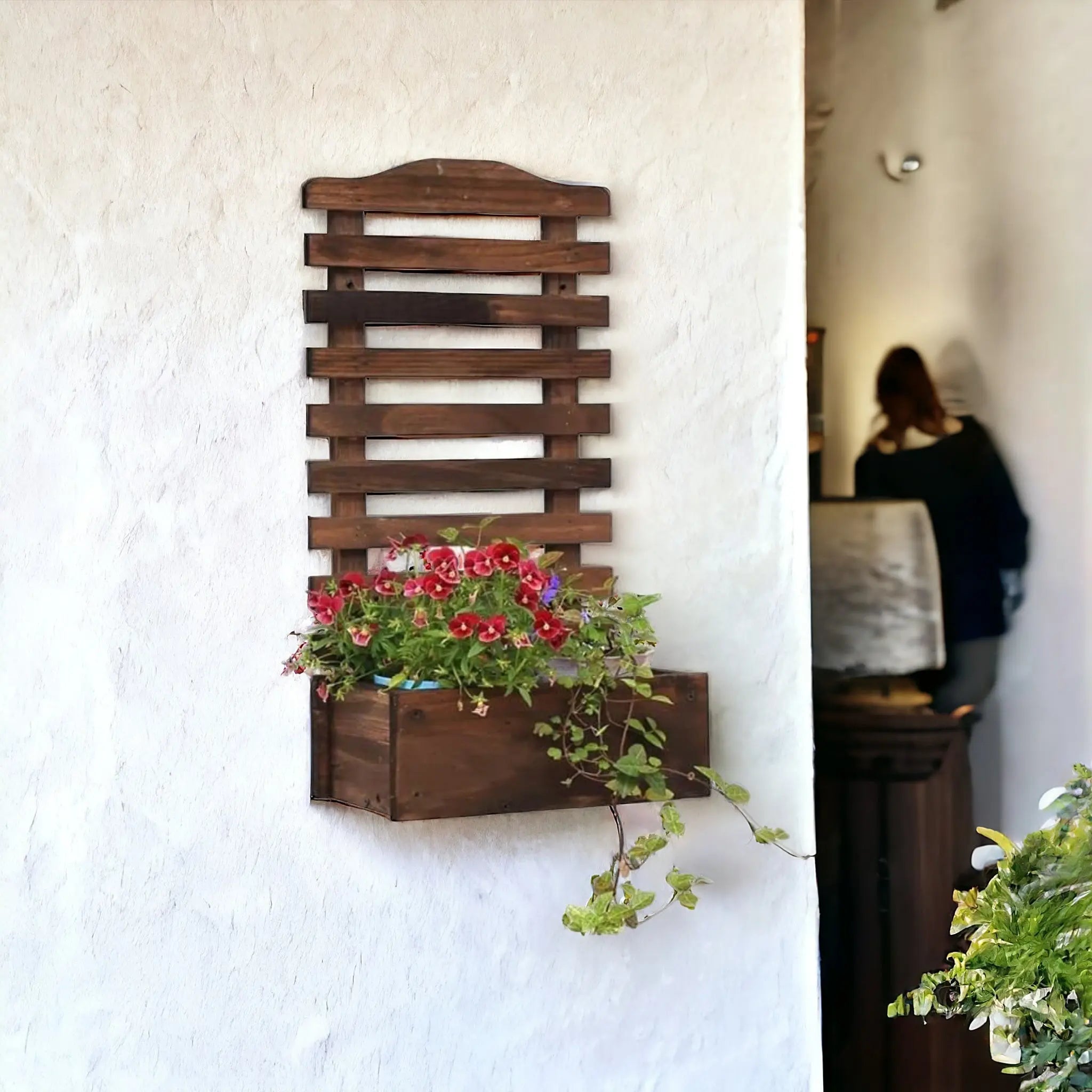 Wall Hanging Planter 24Lx12W Inches Wall Planter  balcony wall planters​ jlhomedecor2021.myshopify.com