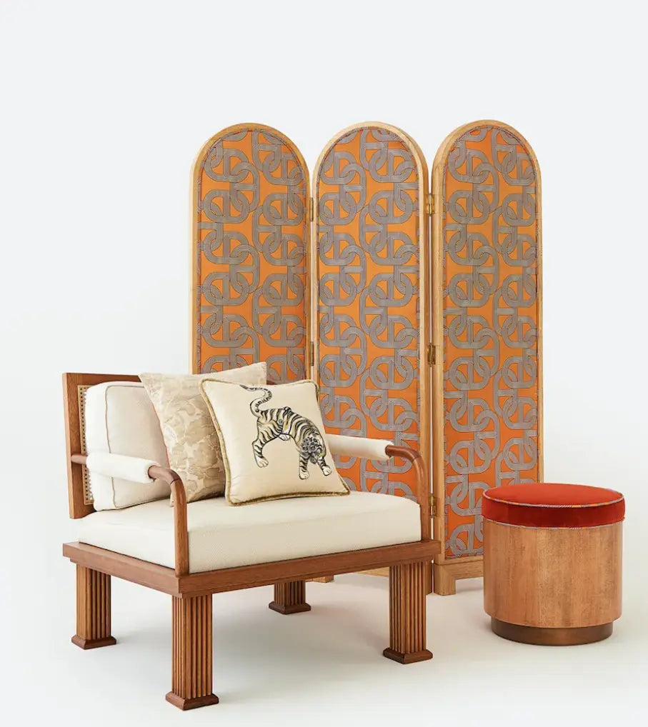 Rattan Detailed Walnut Lounge Armchair Chair  Agata Appeal jlhomedecor2021.myshopify.com