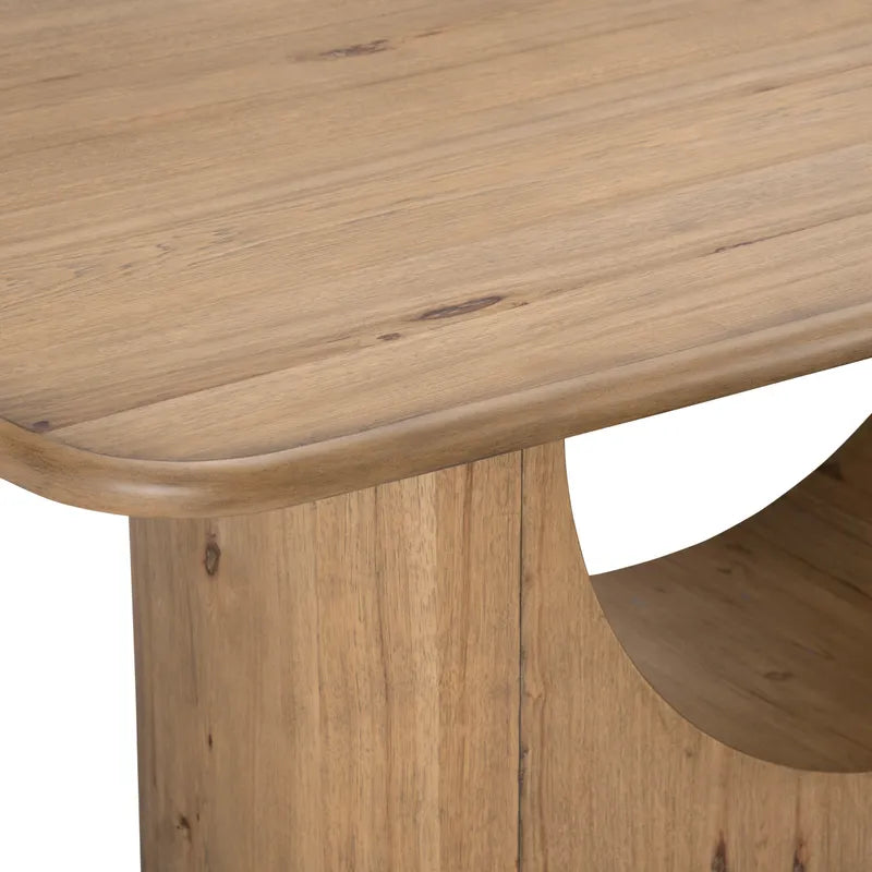 Stained Natural Finish table