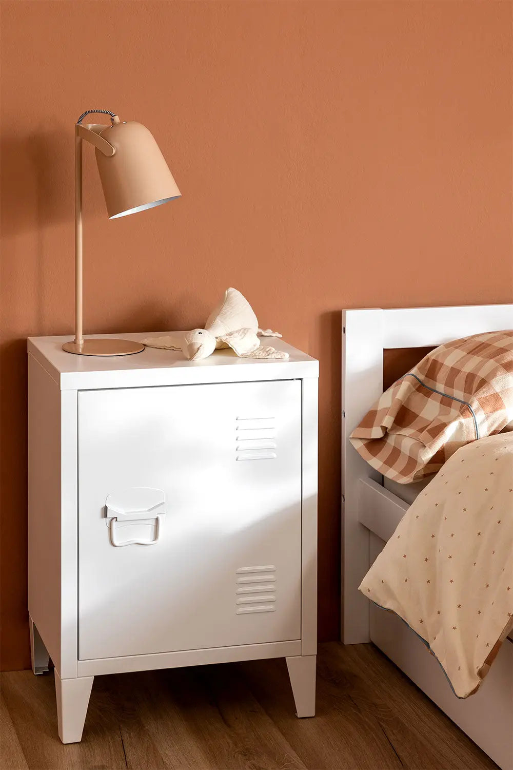 Stylish Metal Bedside Locker Bedside Table Bedroom Essentials jlhomedecor2021.myshopify.com