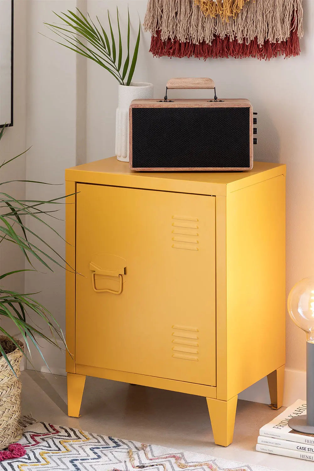 Stylish Metal Bedside Locker Bedside Table Bedroom Essentials jlhomedecor2021.myshopify.com