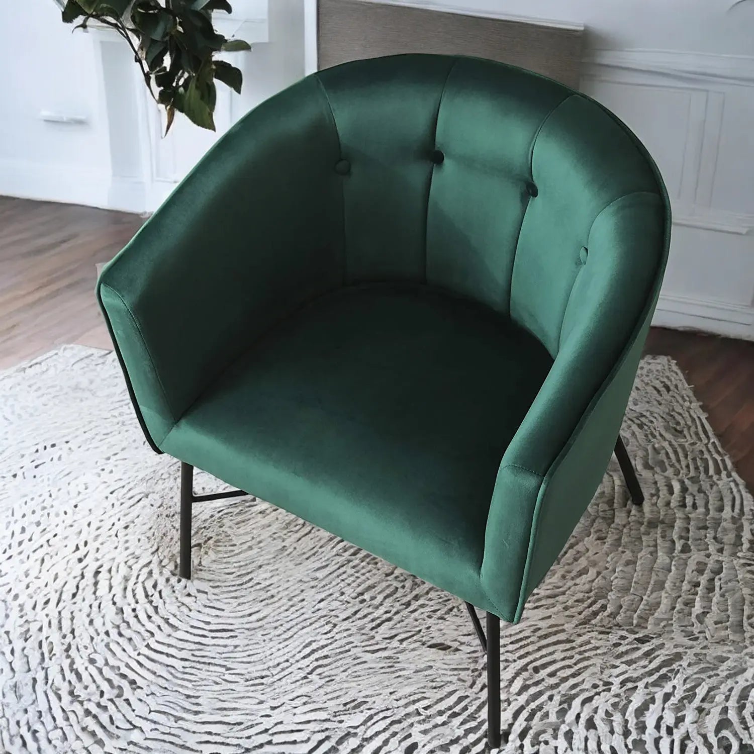 Chair in Emerald Green Velvet - Dining chair - wooden chair Chair  4 seater dining table with chairs jlhomedecor2021.myshopify.com