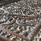 Hand‑Carved Mango Wood Dining Table — Solid Wood 6‑8 Seater, Artisan Detailing, 200 × 90 × 78 cm (65 kg)