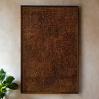 Decorative Carved Wooden Panel - Handcrafted Wall Art