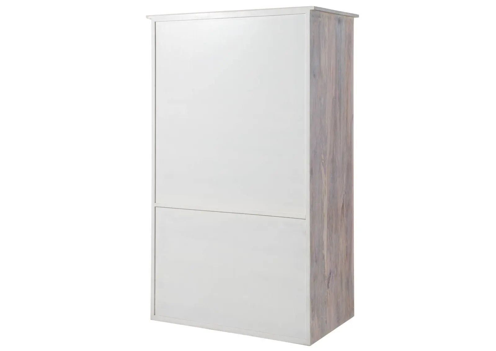 Wardrobe Mango 108x64x180 white Wardrobe 108cm width carved Mango wood wardrobe jlhomedecor2021.myshopify.com