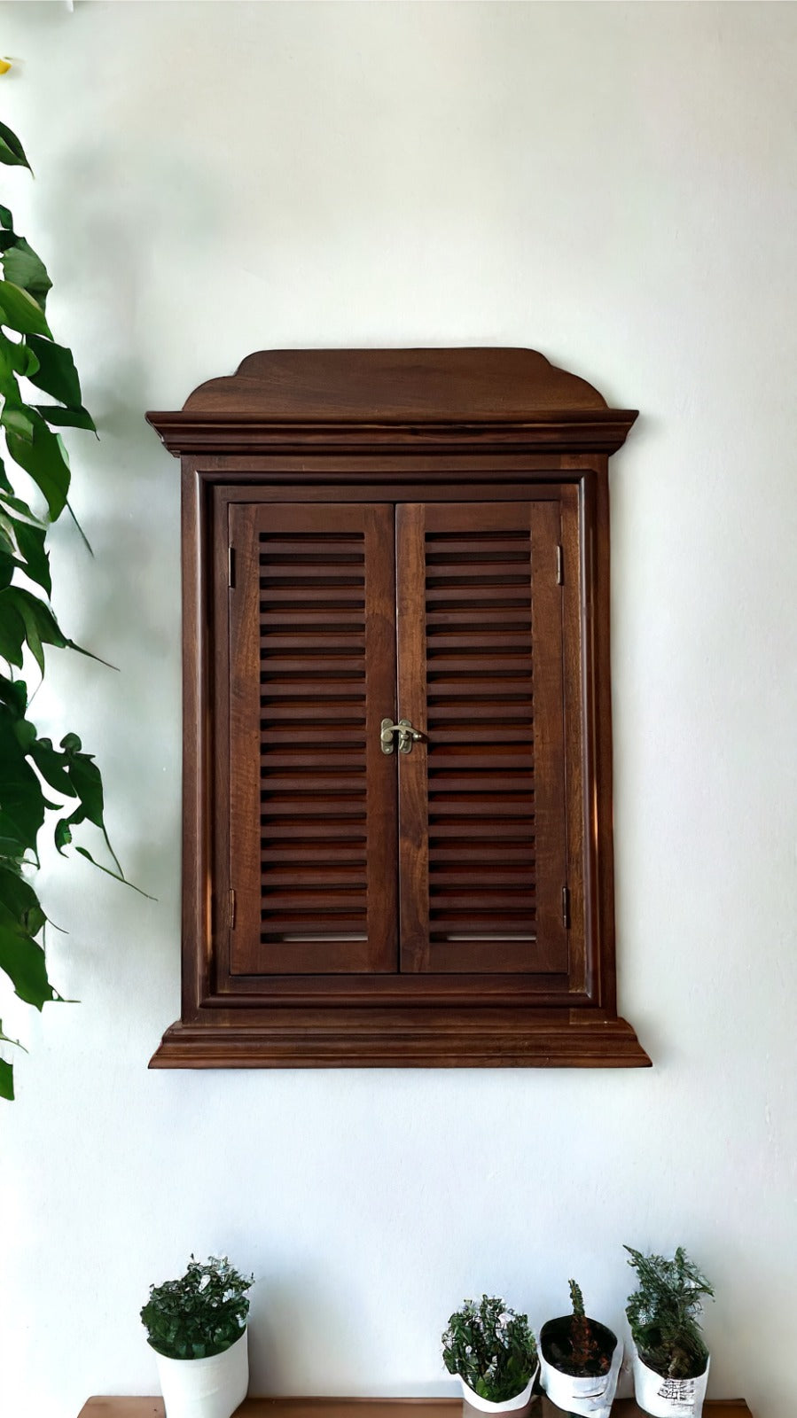 Jharokha Window Wall Mirror Frame |76x45 Cms {Mirror Optional}