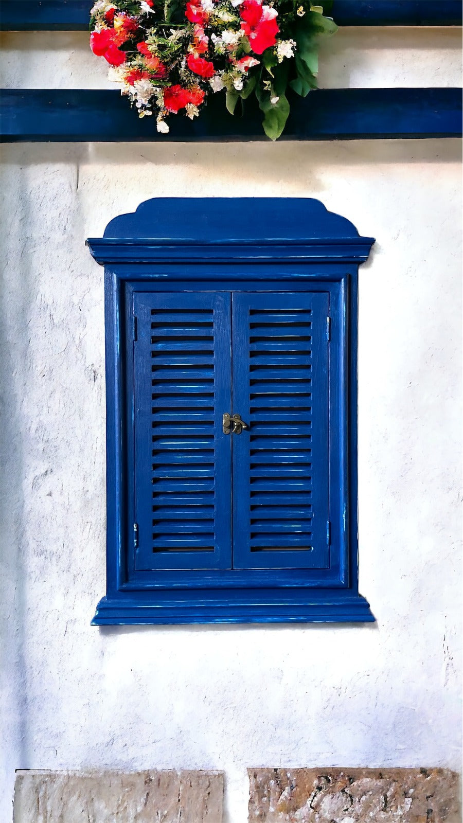 Jharokha Window Wall Mirror Frame |76x45 Cms {Mirror Optional}