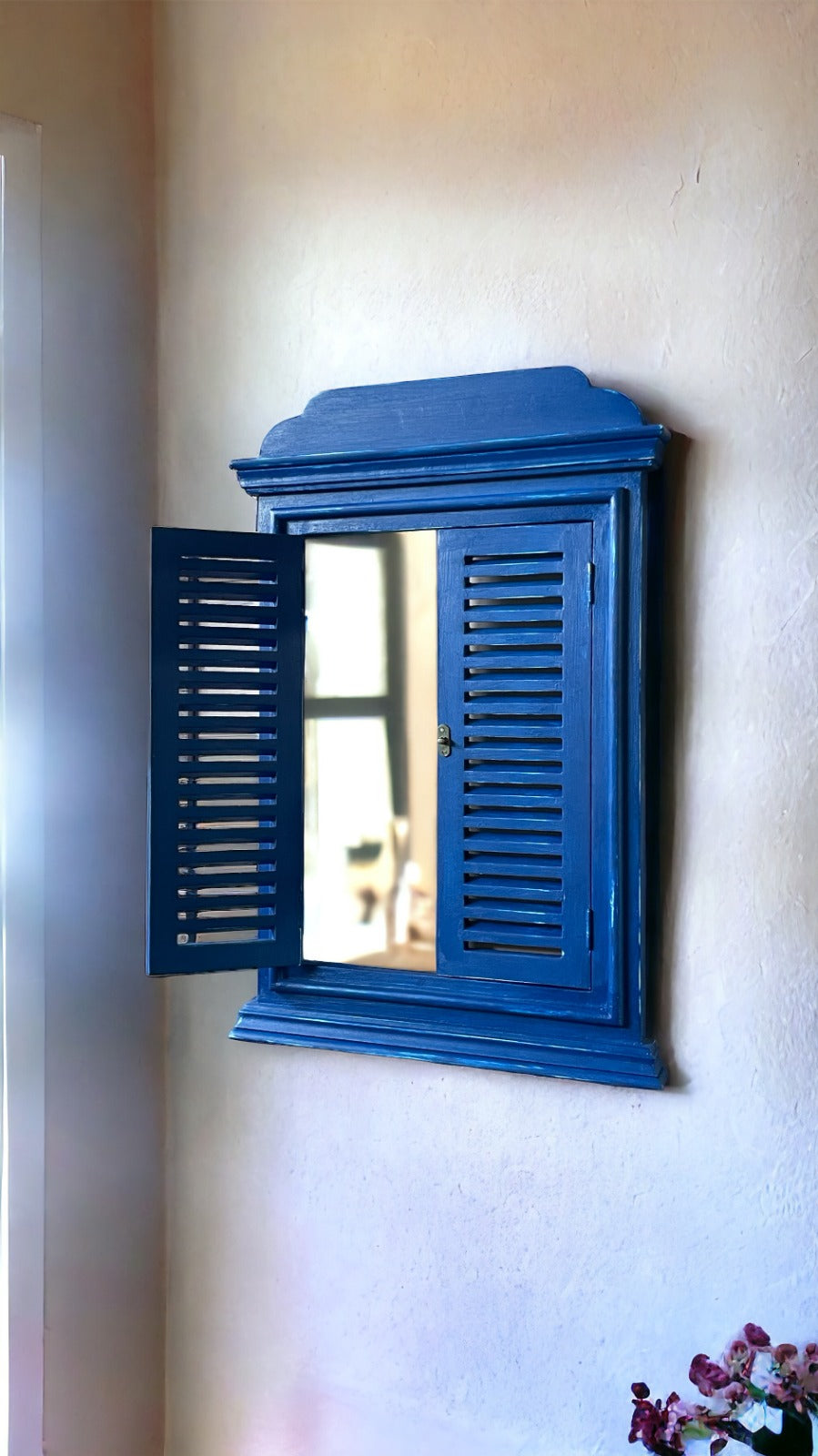 Jharokha Window Wall Mirror Frame |76x45 Cms {Mirror Optional}