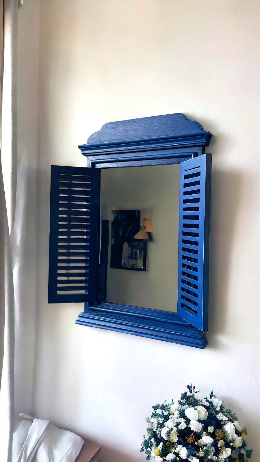 Jharokha Window Wall Mirror Frame |76x45 Cms {Mirror Optional}