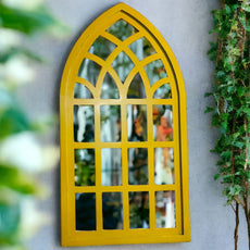 Yellow Arch Mirror 76x40 cm