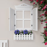 Designer Garden Window Wooden Wall Decor