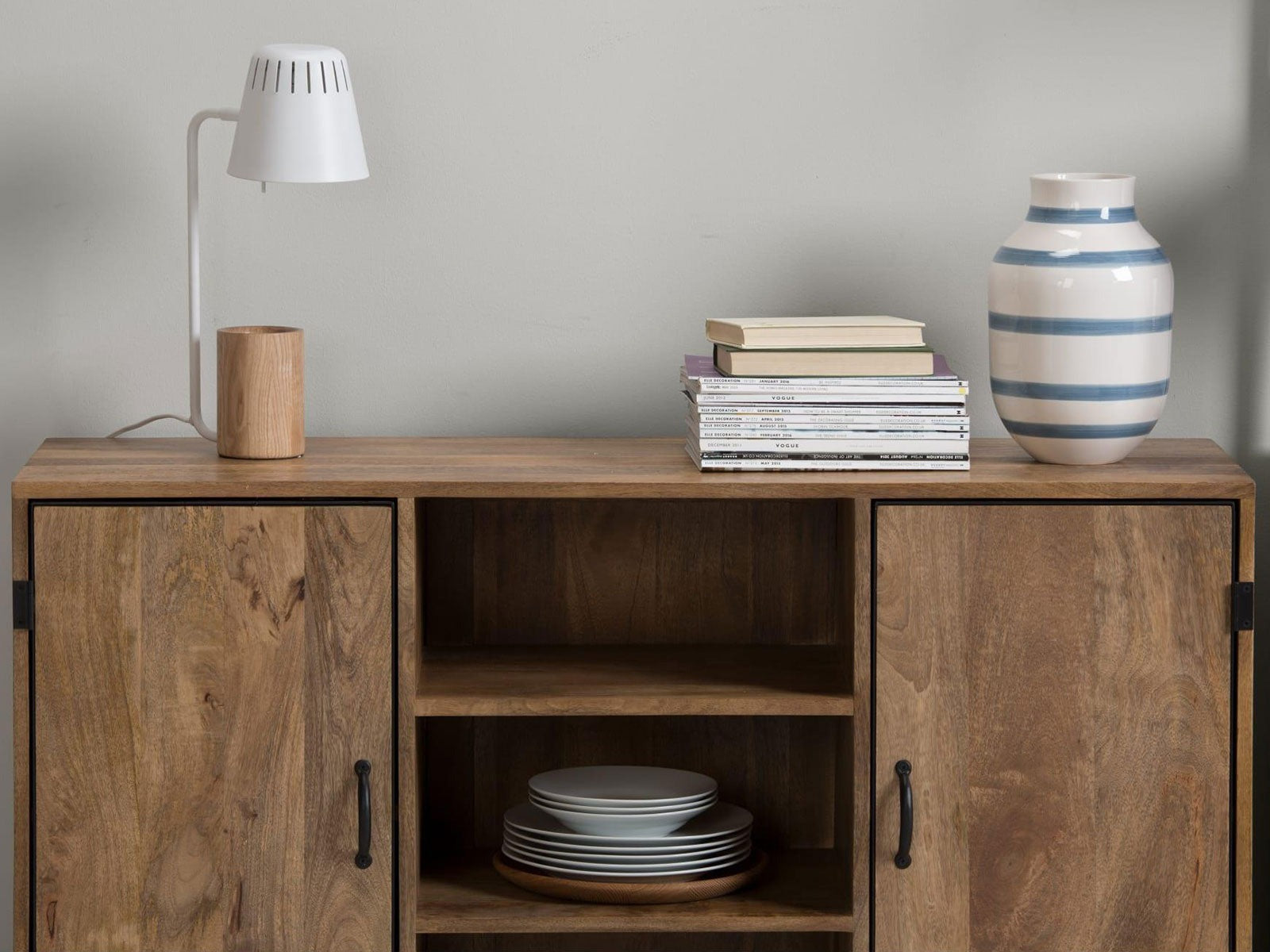 Industrial Wooden Sideboard Cabinet