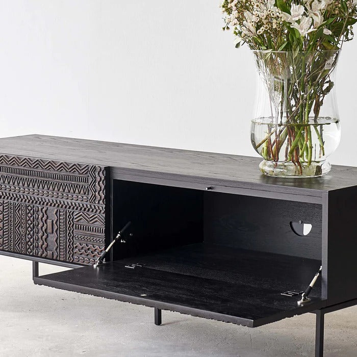 Tabwa Carved TV Unit | TV Cabinet - J.L.HOME DECOR