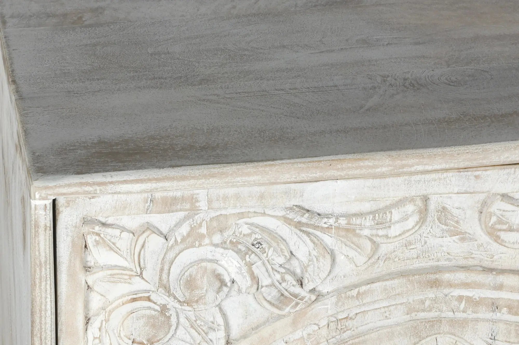 Carved 3 Door Buffet Sideboard in Solid Hard Wood Sideboard  carved jlhomedecor2021.myshopify.com