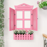 Designer Garden Window Wooden Wall Decor