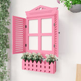 Designer Garden Window Wooden Wall Decor