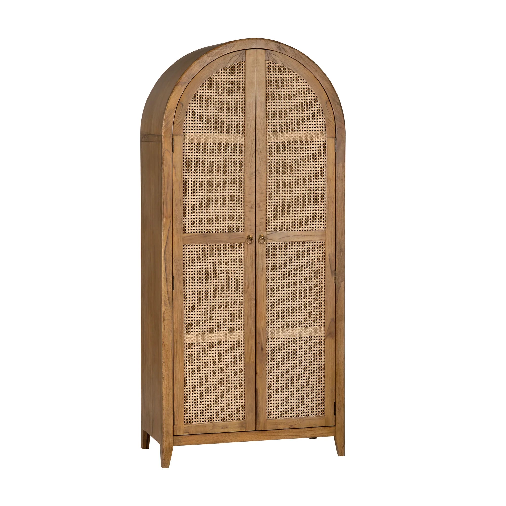  adriana arched cane cabinet