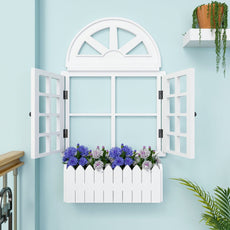 Style Pretty Vintage Window Frame Wooden Jharokha Wall Decor