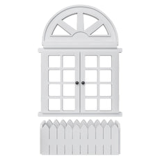 Style Pretty Vintage Window Frame Wooden Jharokha Wall Decor