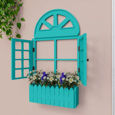 Style Pretty Vintage Window Frame Wooden Jharokha Wall Decor