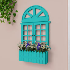 Style Pretty Vintage Window Frame Wooden Jharokha Wall Decor