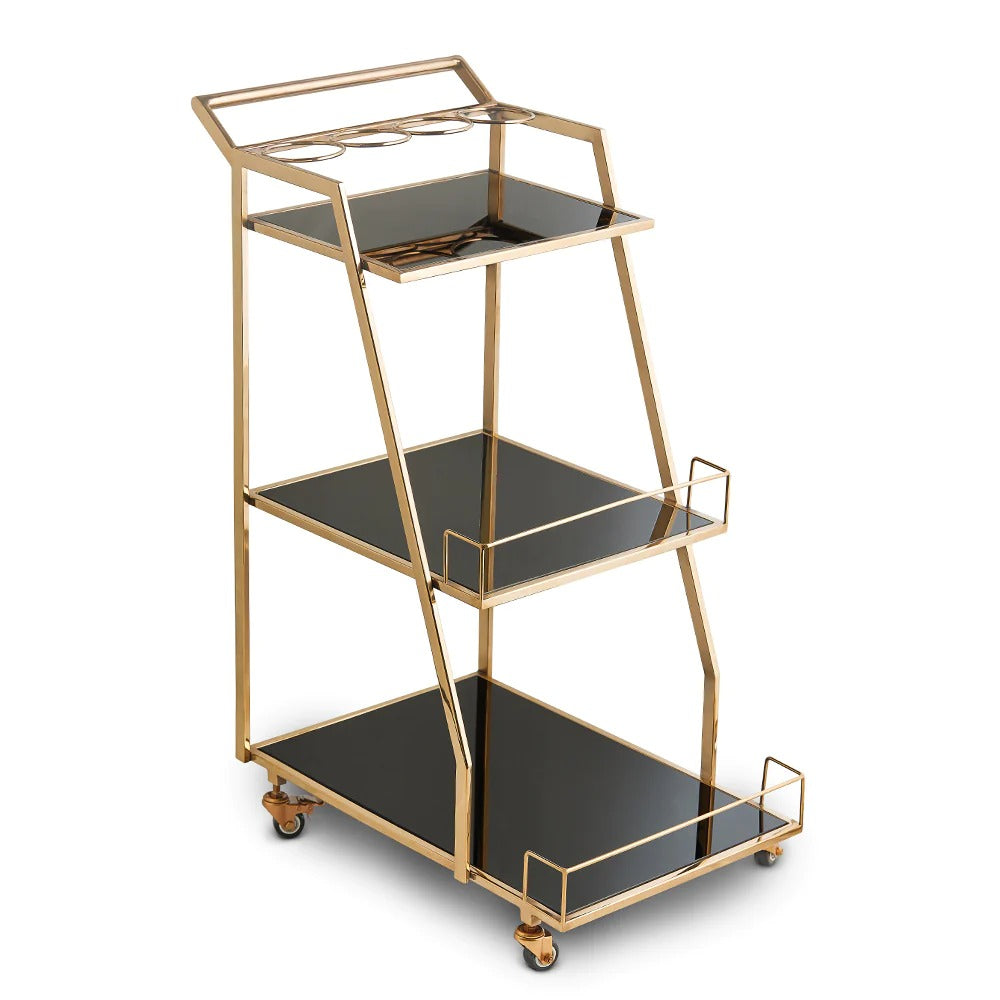 Bar Trolley Tyra, Bronze - J.L.HOME DECOR