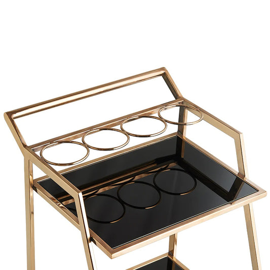 Bar Trolley Tyra, Bronze - J.L.HOME DECOR