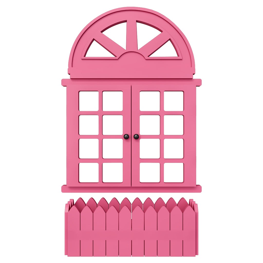 Style Pretty Vintage Window Frame Wooden Jharokha Wall Decor