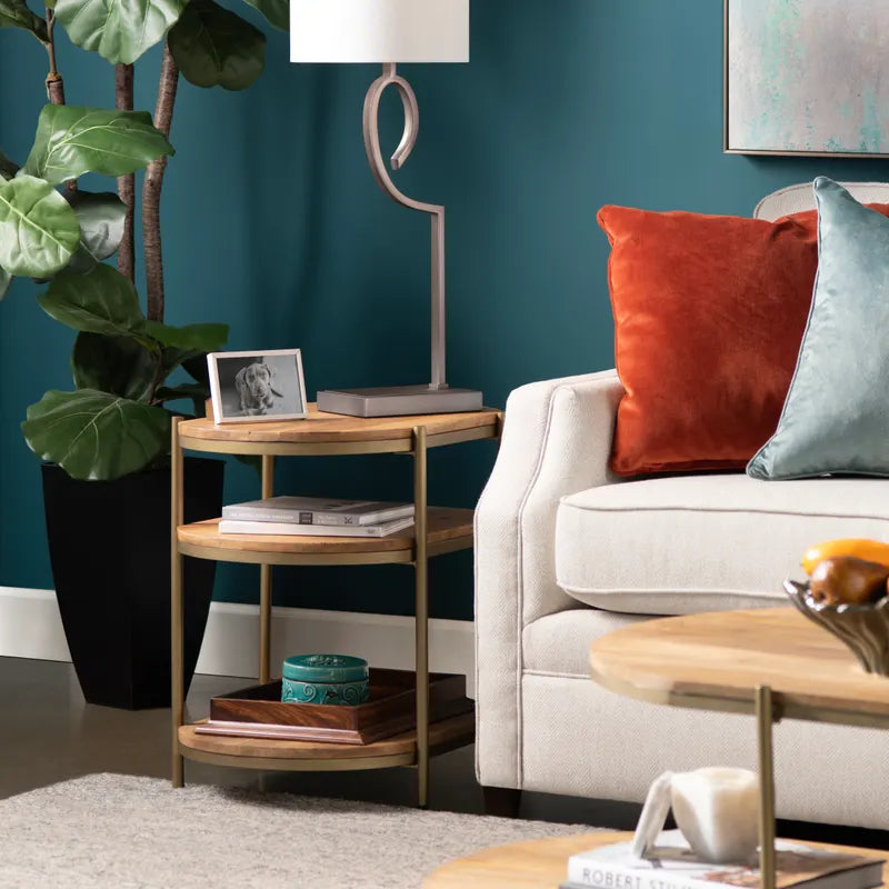 baldwin gold end table