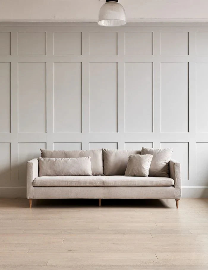 beige modern family sofa