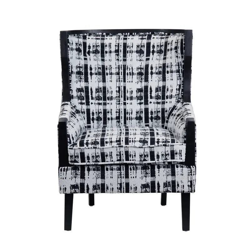  black and white accent chair