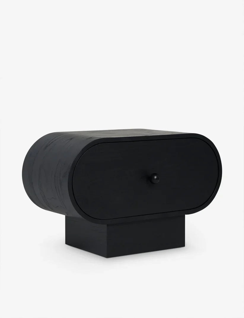 black bed side