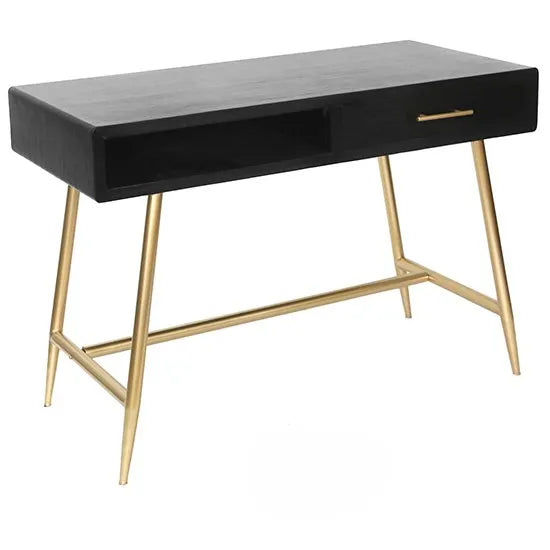  black tabletop desk
