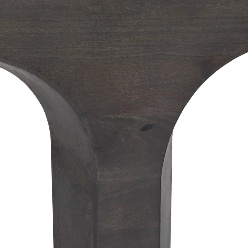 brown stain entryway table