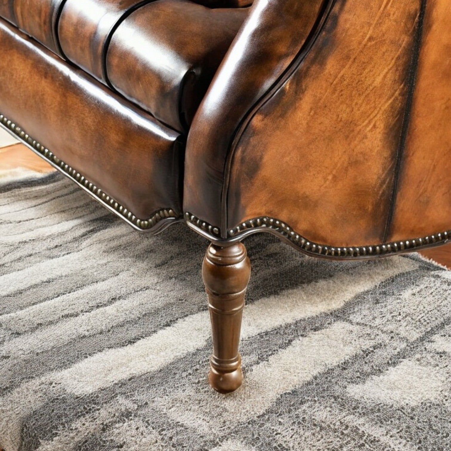 Single Seater Rock Brown Leather Sofa|single seater sofa|brown leather sofa|one seater sofa|leather sofa|single sofa|sofa|office sofa,