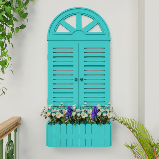 Venice Style Vintage Wooden Wall Decor / Window Frame Wall Decor / Wall Planters