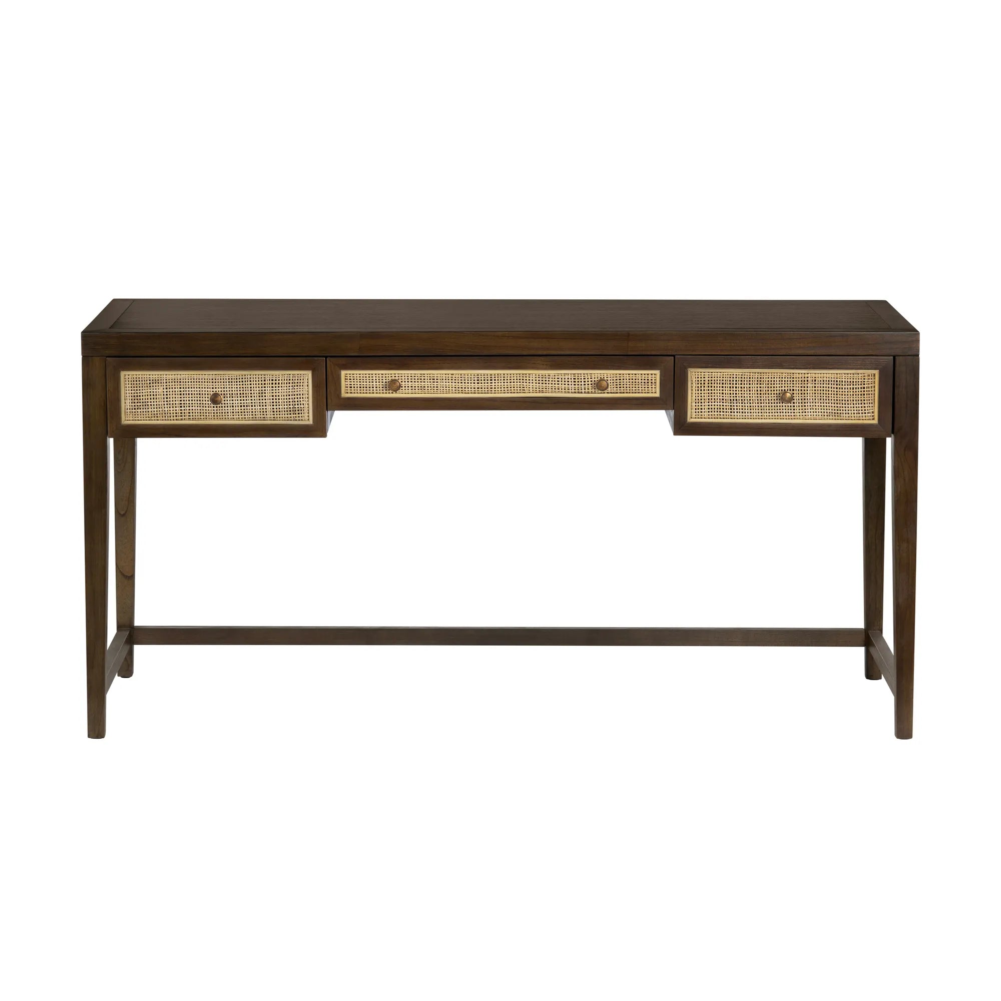 cane drawer desk