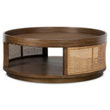 "Modern rattan coffee table paired with a stylish cane coffee table, showcasing intricate designs. Wooden center table design with a glass top, square center table design, and nesting coffee table options displayed. Featuring coffee tables with stools, small coffee tables for compact spaces, and elegant round coffee table designs. Highlighting modern tea table design, wooden centre table for living room, and coffee table with storage. The setup includes sofa table with glass, small table for living room, an