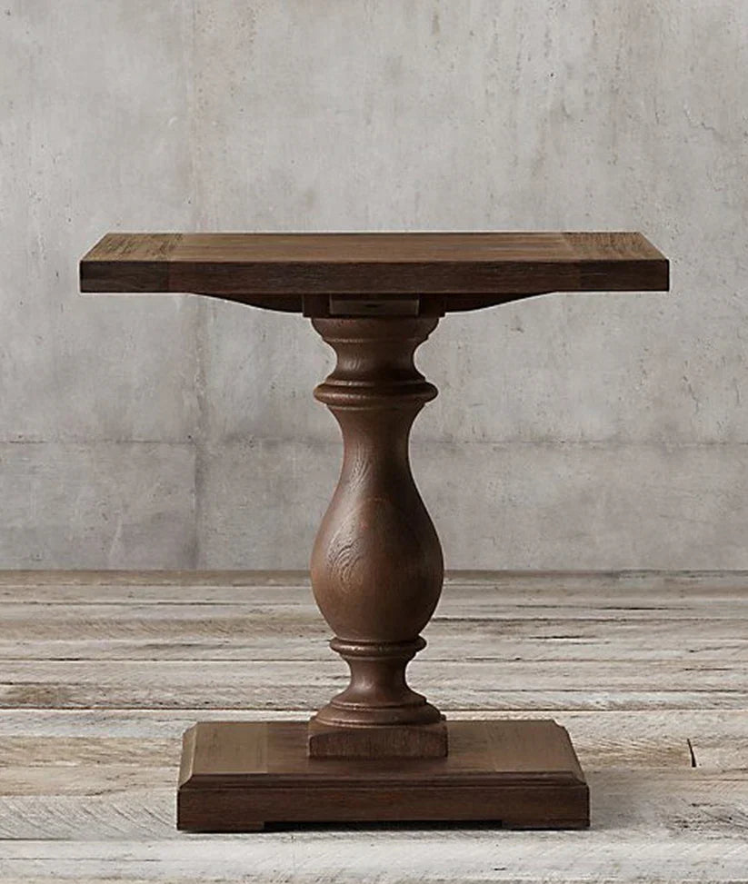 carved sheesham accent table